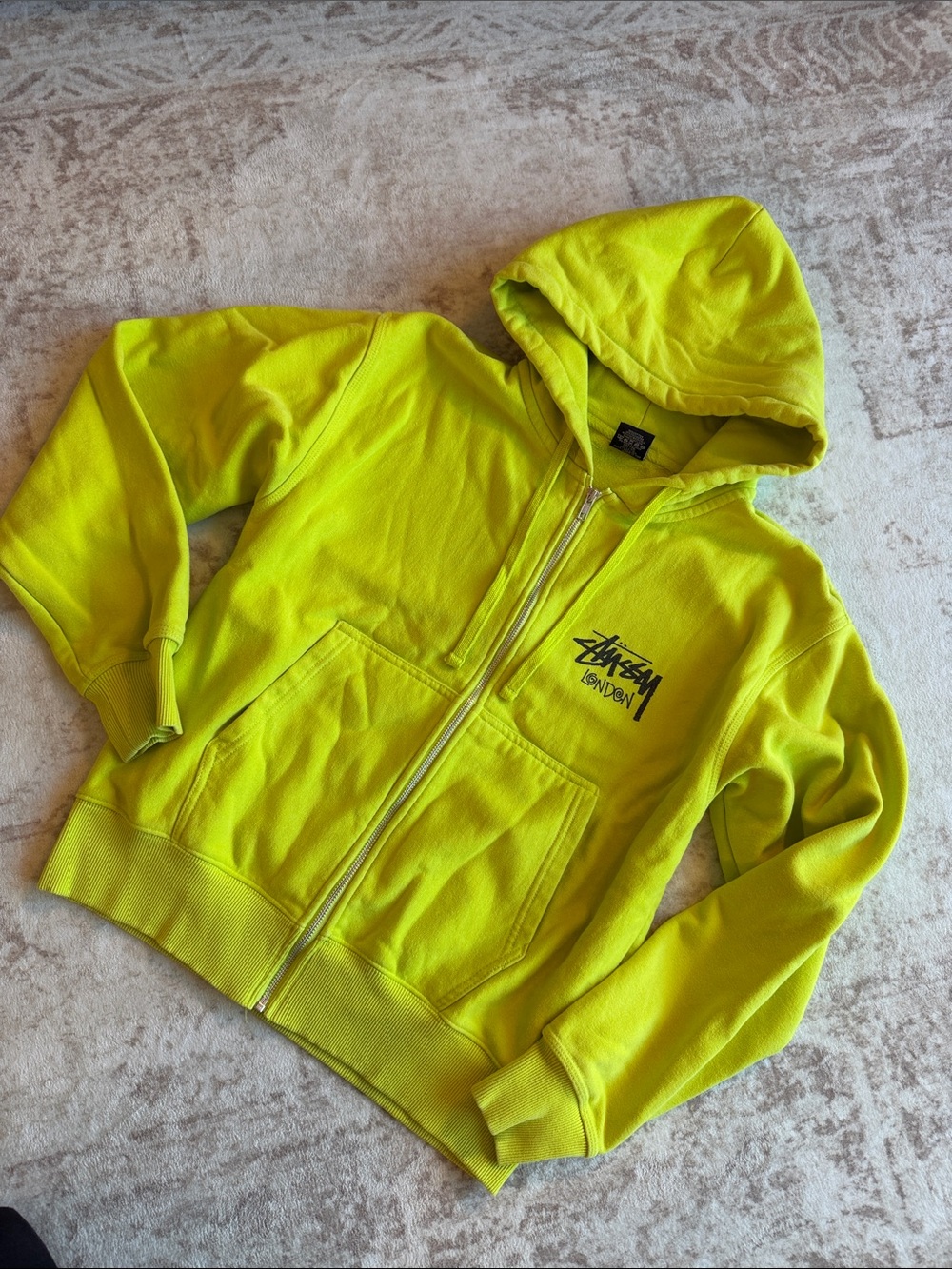 Stussy London Zip-Up Hoodie